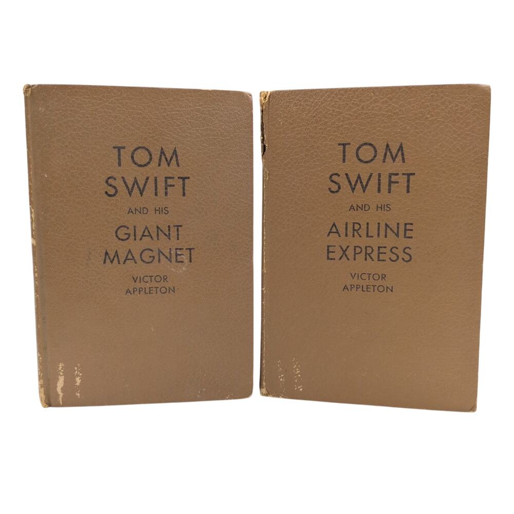 Tom Swift Giant Magnet & Airline Express Victor Appleton Whitman 1926 1932 Lot